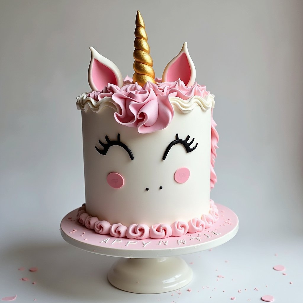 unicorn cake with pastel frosting perfect for birthdays and celebrations