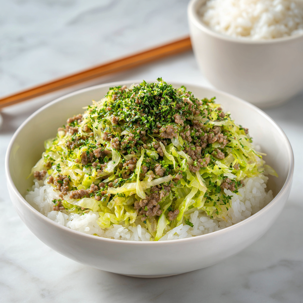 Ground Beef and Cabbage Stir Fry Recipe - Recipe Image