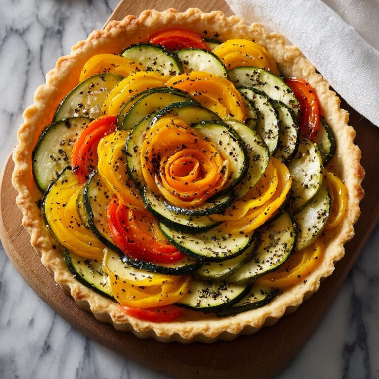 Vegetable Tart in Buttery Puff Pastry Recipe