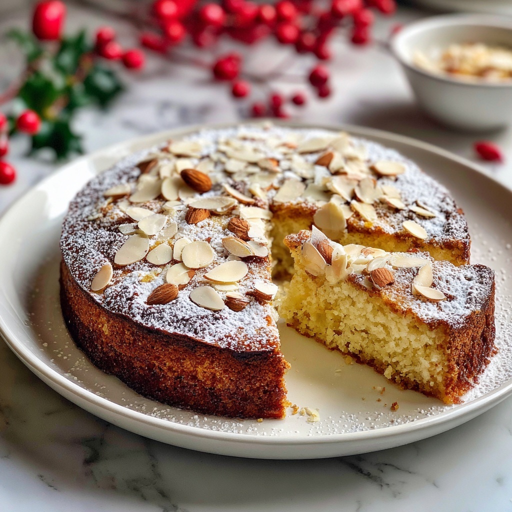 Almond Cake Recipe - Recipe Image