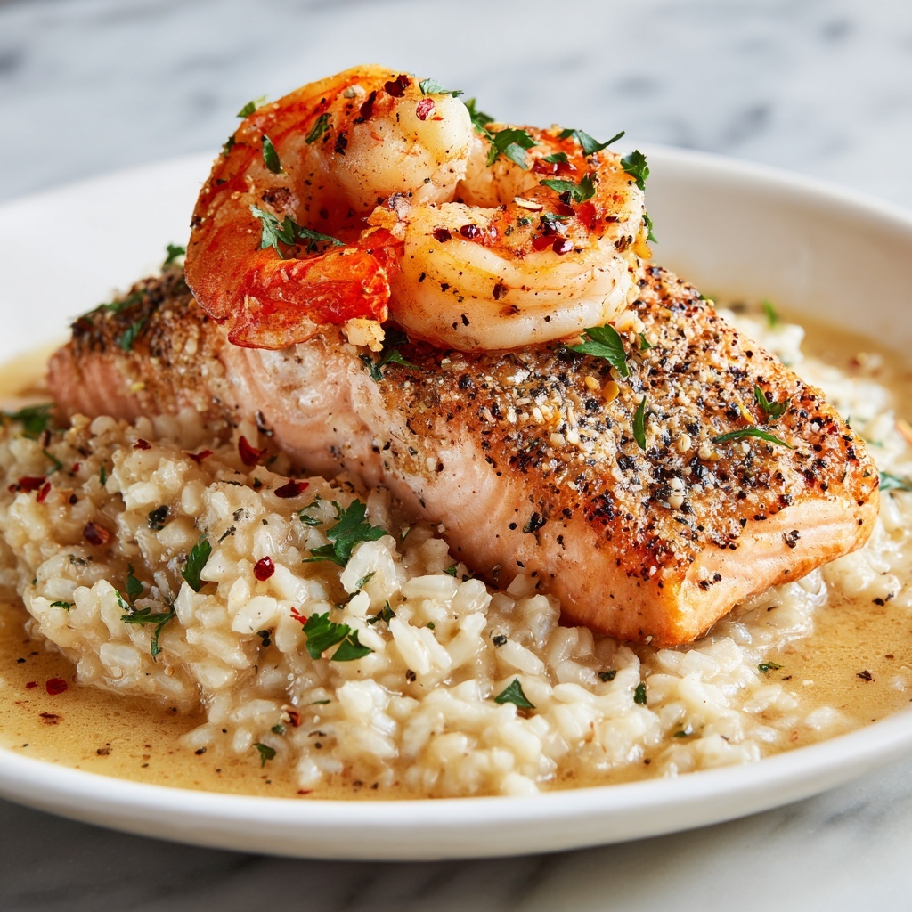 Crab & Shrimp Stuffed Salmon Recipe - Recipe Image