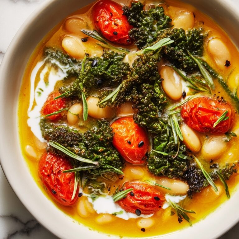 Creamy Vegan Tomato White Bean Stew Recipe