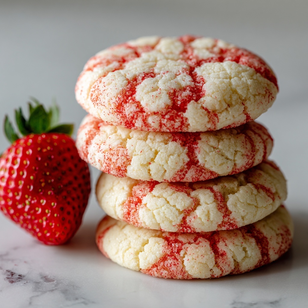 Double Strawberry Sugar Cookies Recipe - Recipe Image