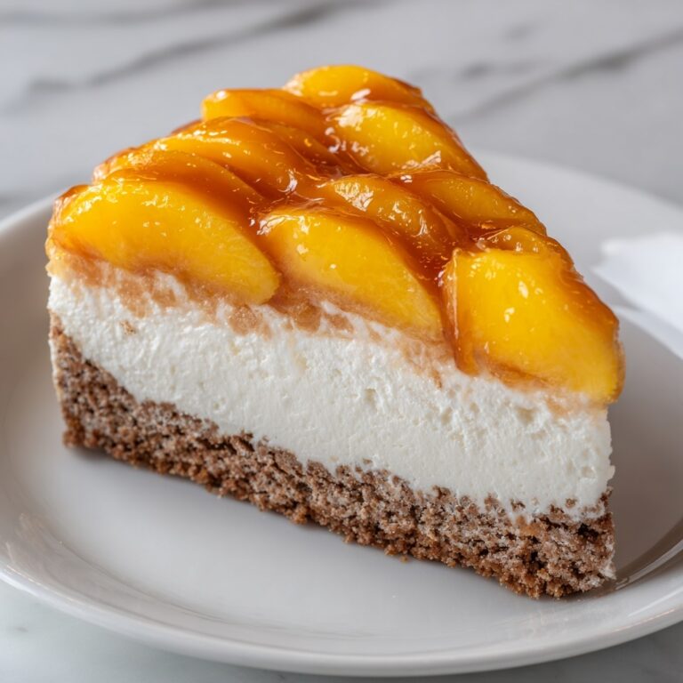 Peach Cobbler Cheesecake Fusion Recipe