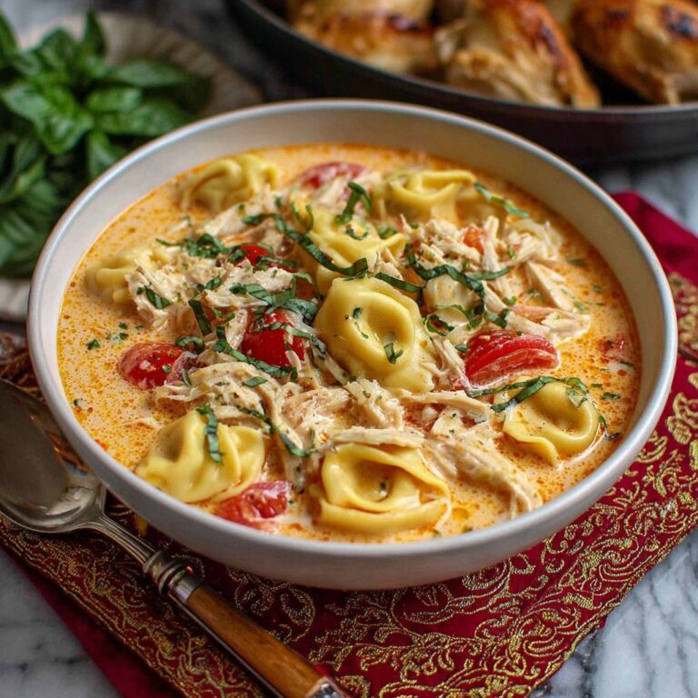 Chicken Pesto Tortellini Soup Recipe