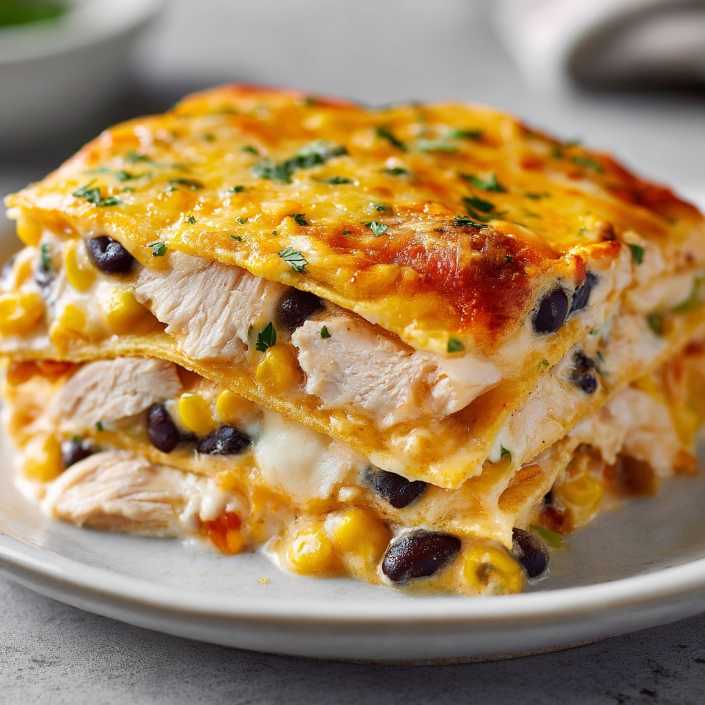 Chicken Tortilla Casserole Recipe - Recipe Image