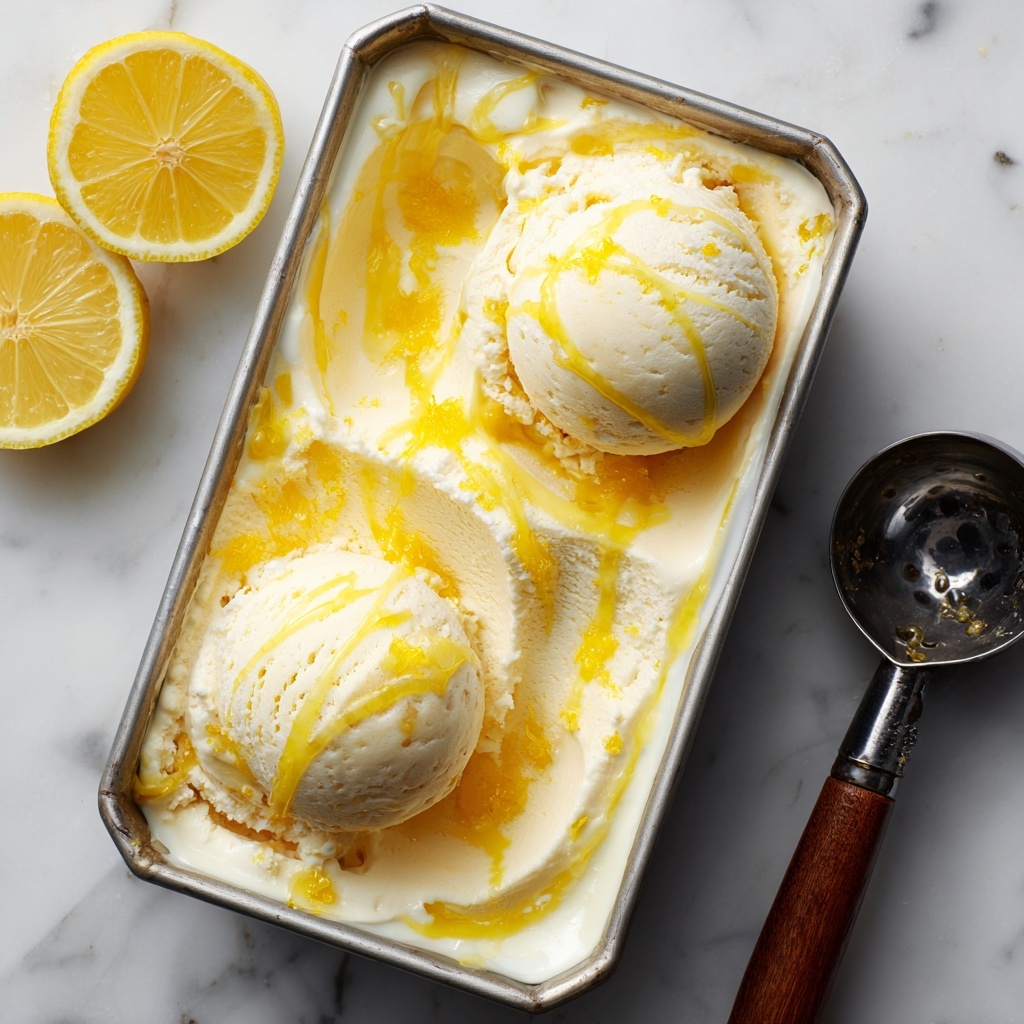 Vegan Lemon Ice Cream Recipe - Recipe Image