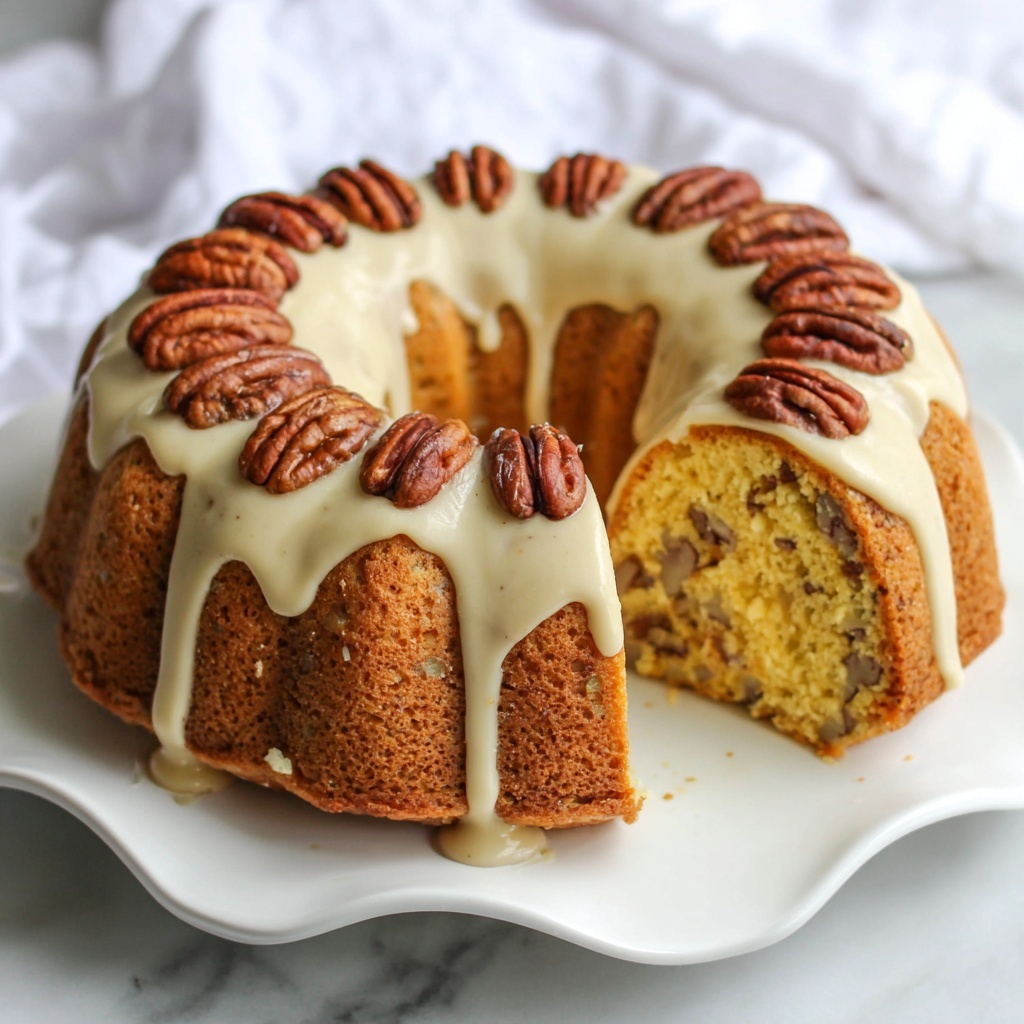 Butter Pecan Pound Cake Recipe - Recipe Image