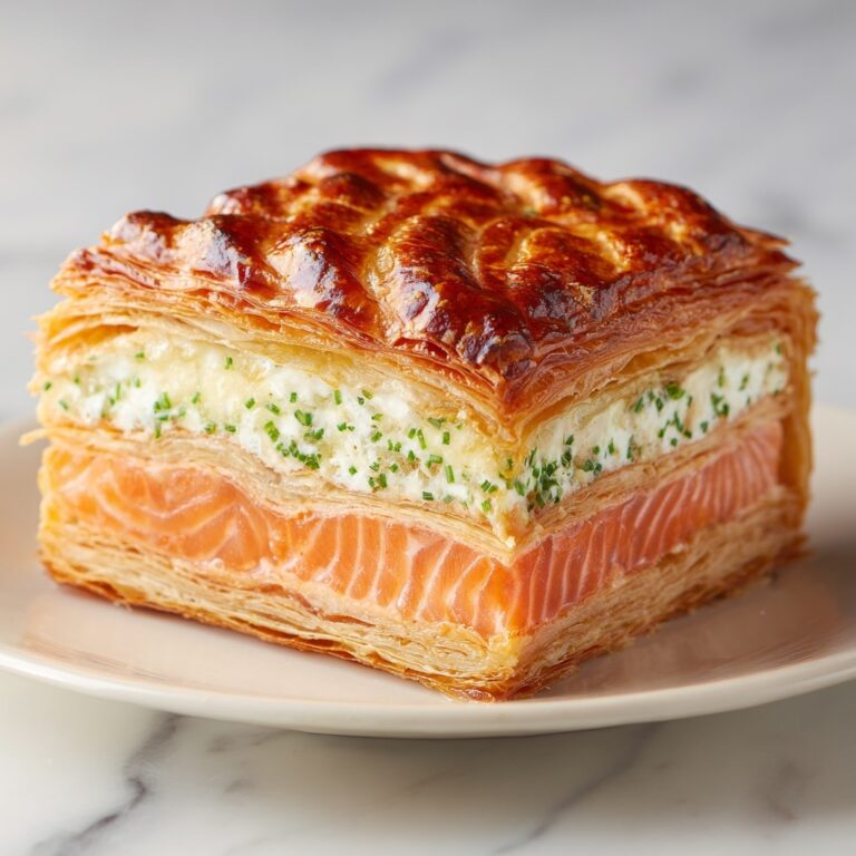 Salmon En Croute with Spinach and Dill Recipe