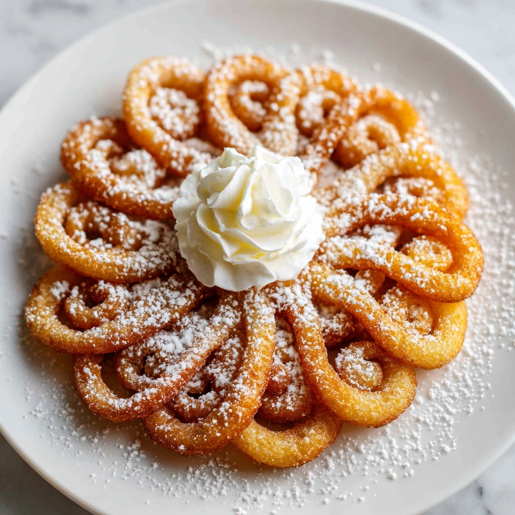 County Fair Funnel Cakes Recipe - Recipe Image