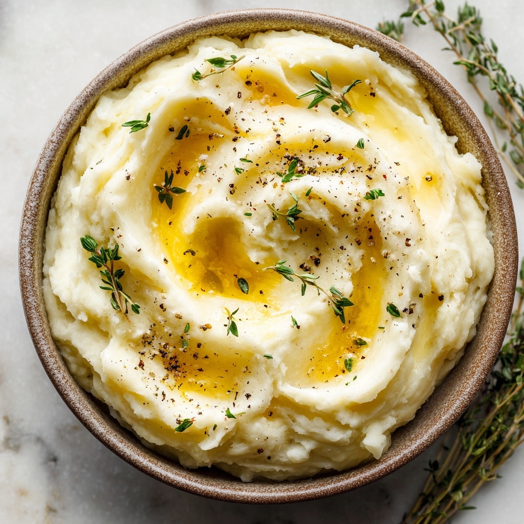 Manchego & Brown Butter Whipped Potatoes Recipe - Recipe Image