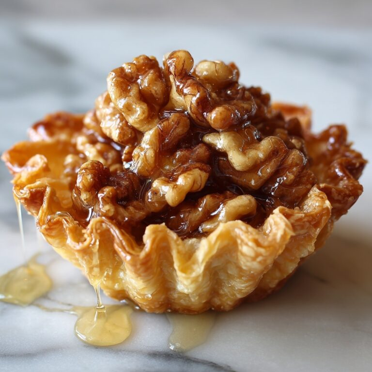 Pecan Caramel Baklava Cups Recipe