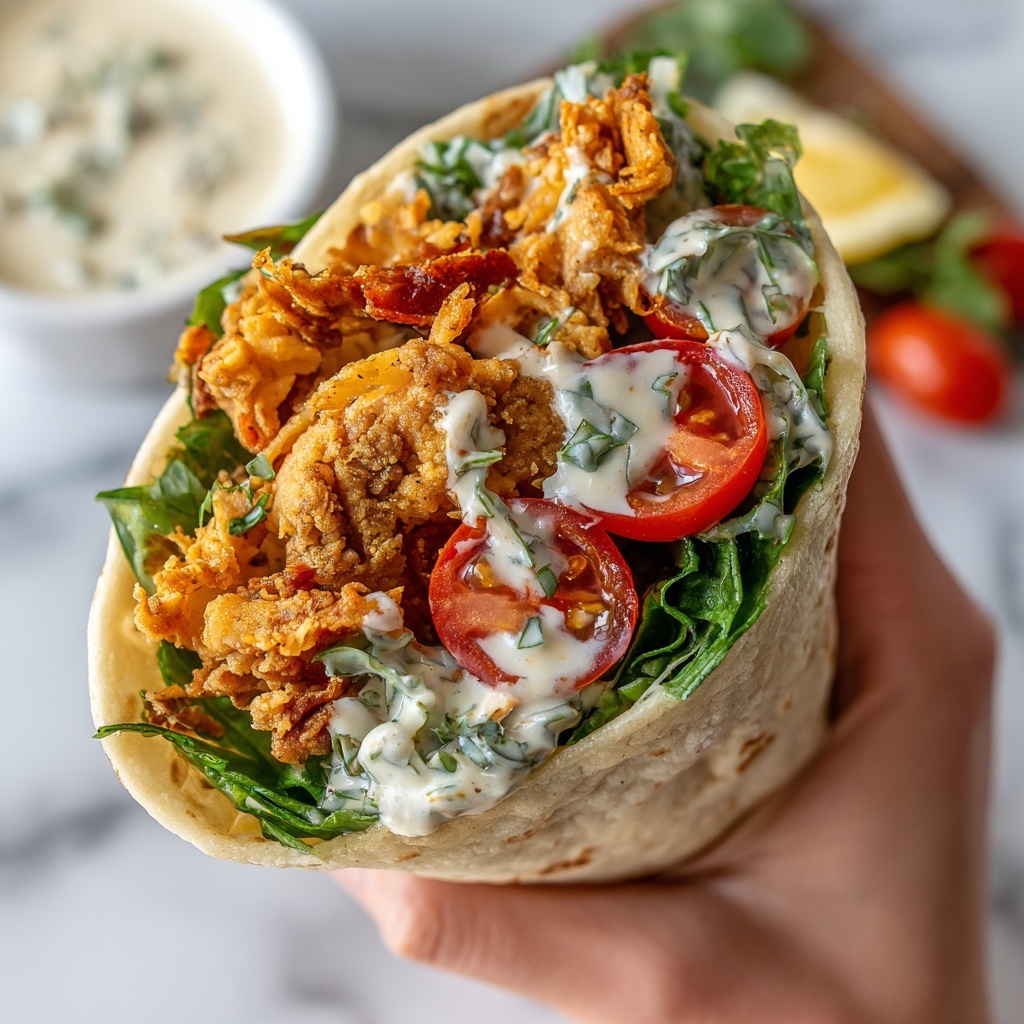Crispy Chicken Twister Wrap Recipe - Recipe Image