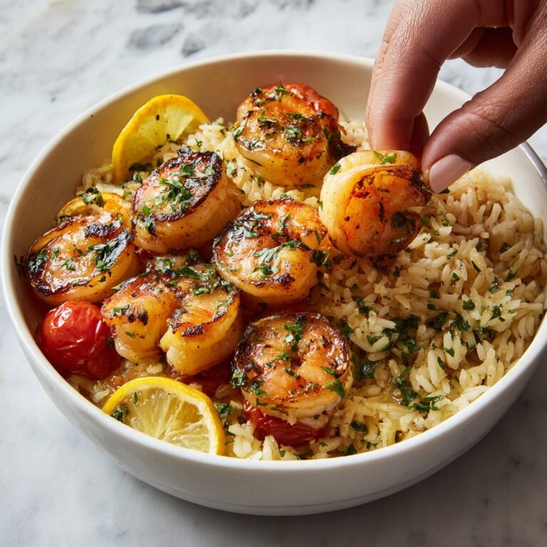 Garlic Parmesan Shrimp Rice Bowls Recipe