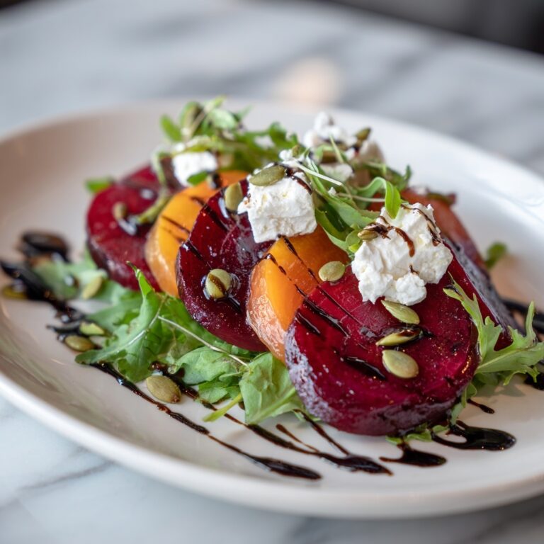 Beet Salad with Goat Cheese and Balsamic Recipe
