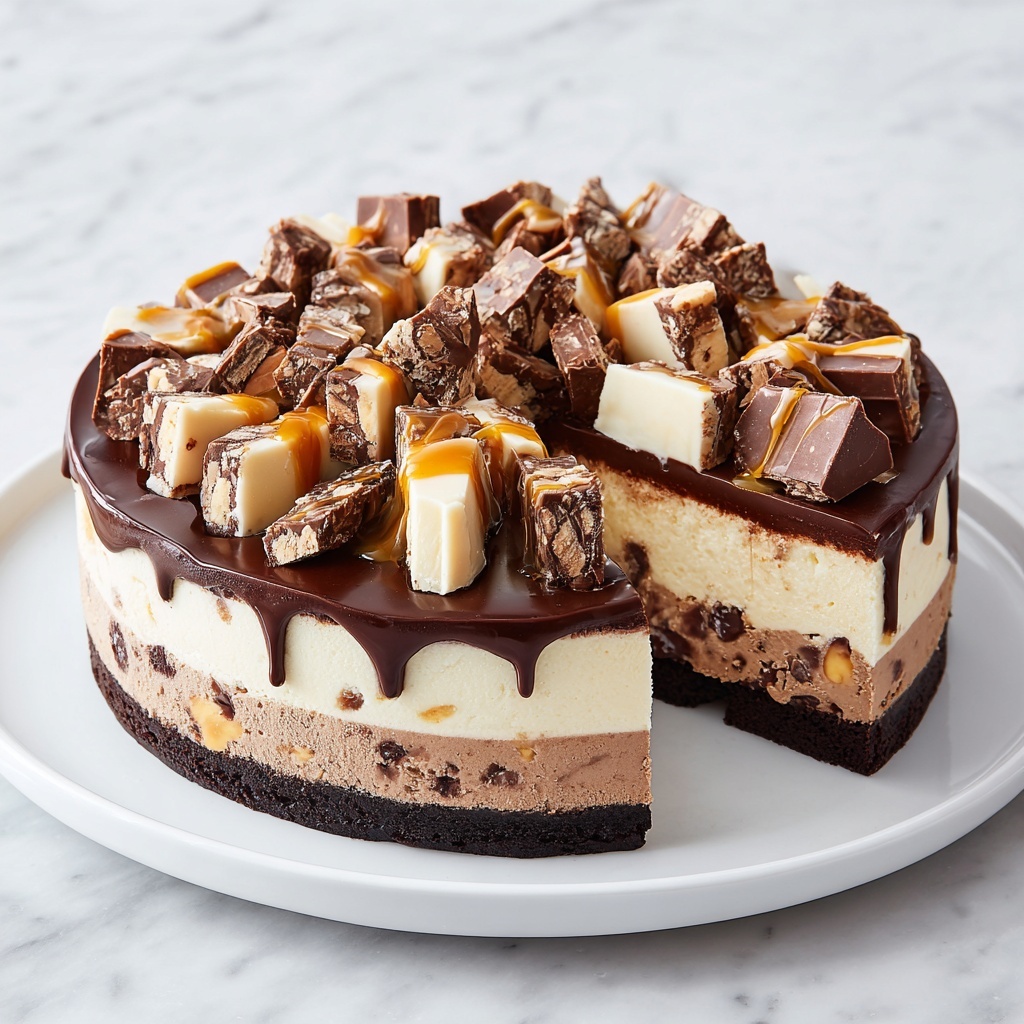 Snickers Cheesecake Recipe - Recipe Image