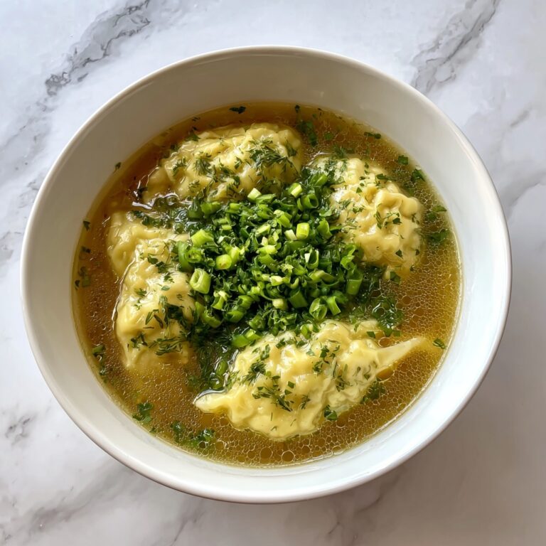 Homemade Wonton Soup Recipe