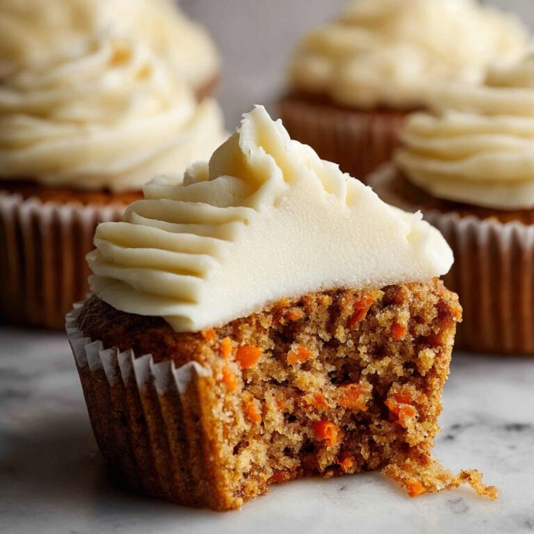 Carrot Cake Cupcakes with Cream Cheese Frosting Recipe