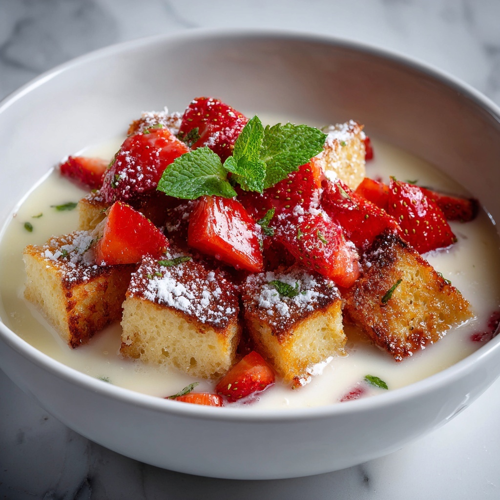 Strawberries & Cream French Toast Casserole Recipe - Recipe Image