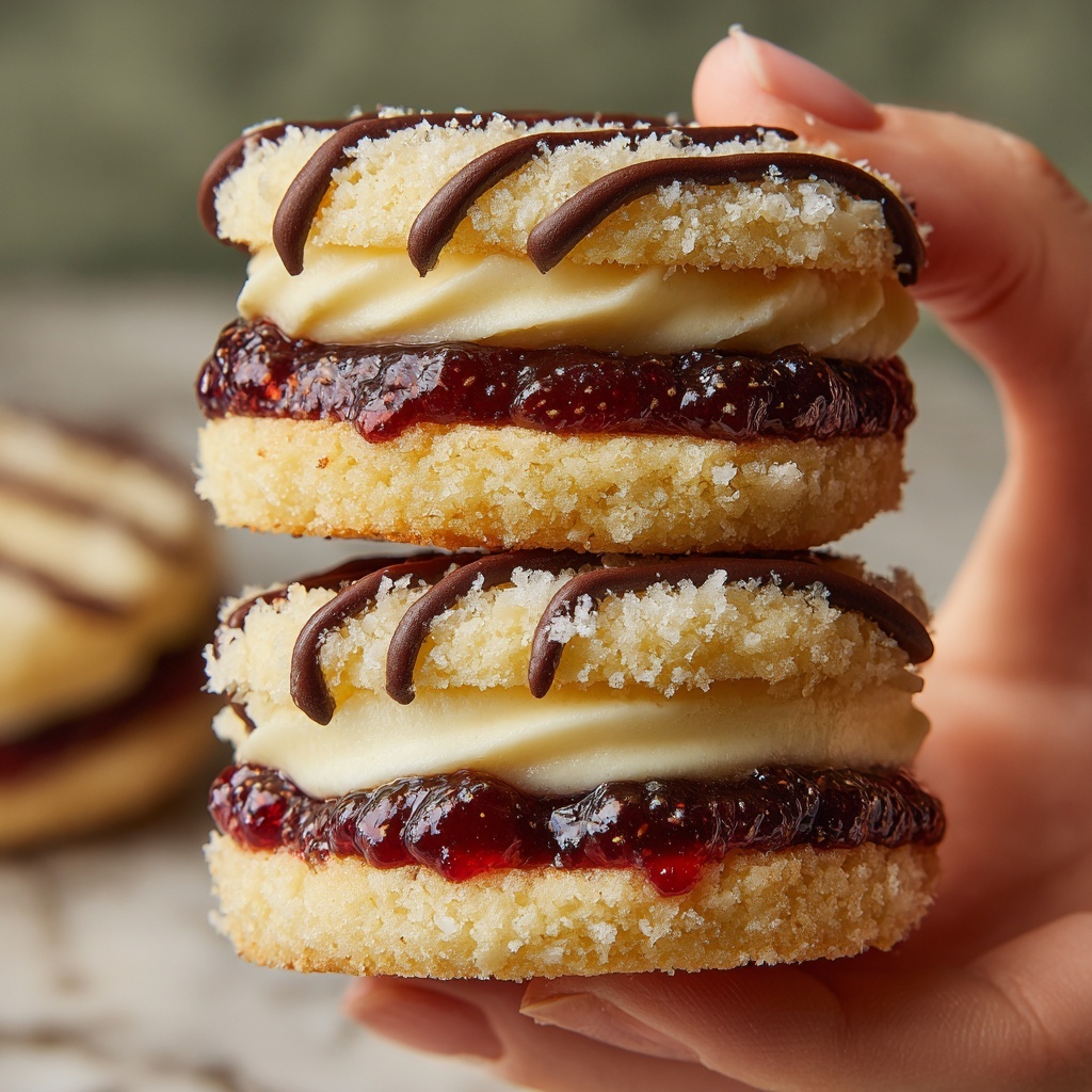 PB and J Stuffed Cookies Recipe - Recipe Image