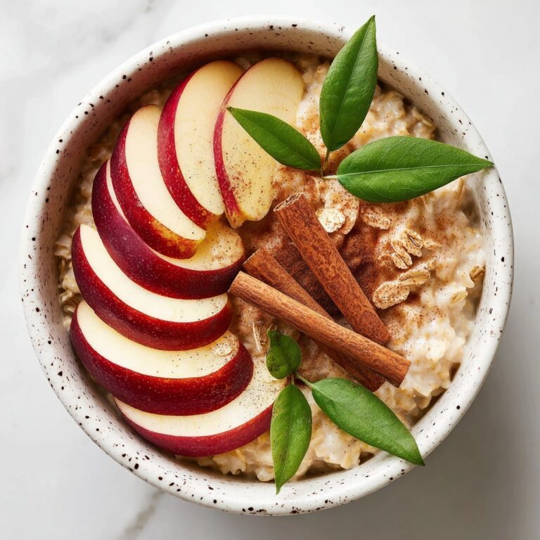 Apple Cinnamon Caramelized Apple Oatmeal Porridge Recipe