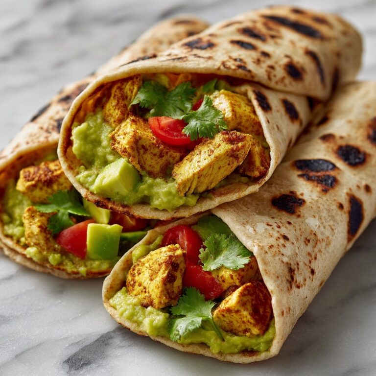Chicken and Avocado Burritos Recipe