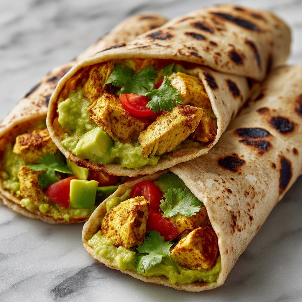 Chicken and Avocado Burritos Recipe - Recipe Image