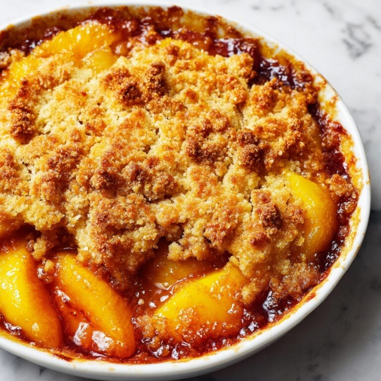 Double Crust Brown Butter Peach Cobbler Recipe