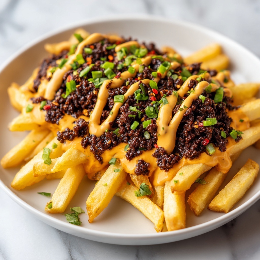 Nduja Beef Loaded Fries Recipe - Recipe Image