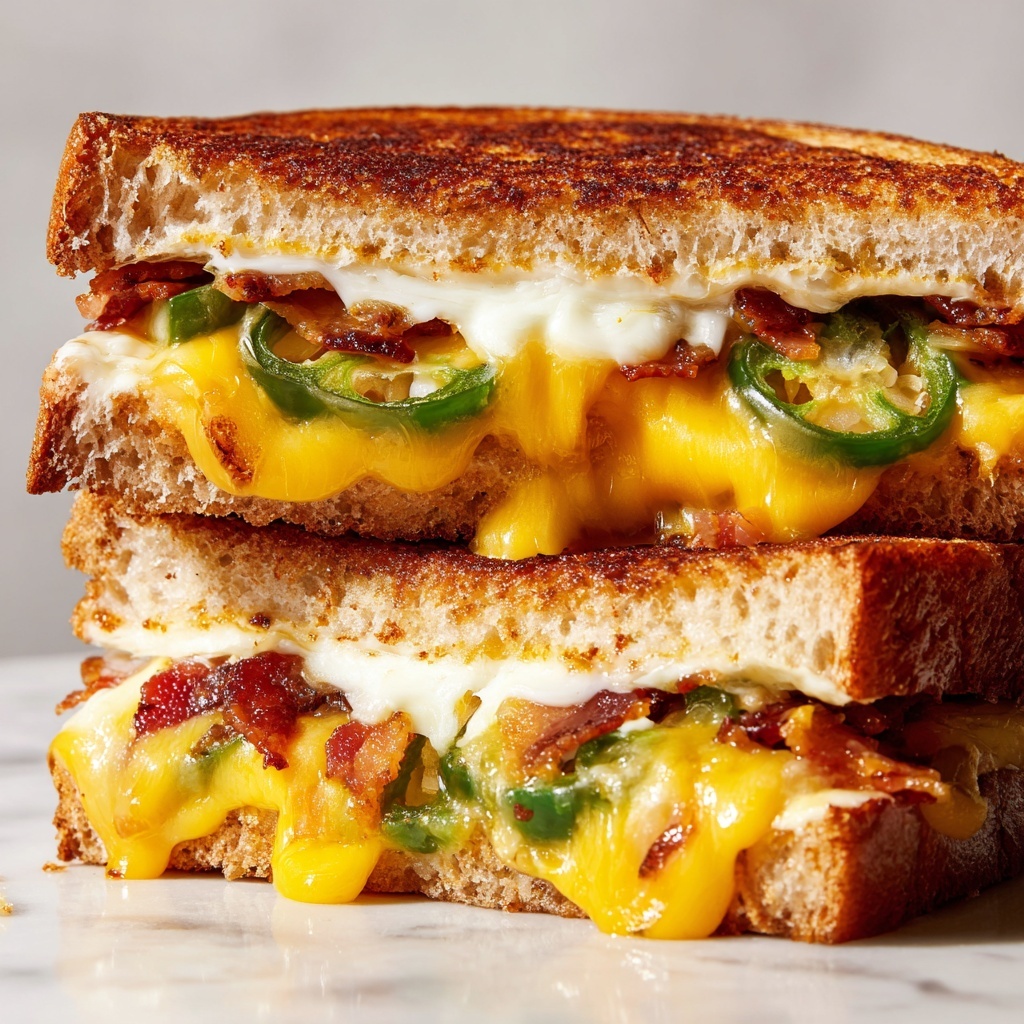 Jalapeno Popper Grilled Cheese Recipe - Recipe Image