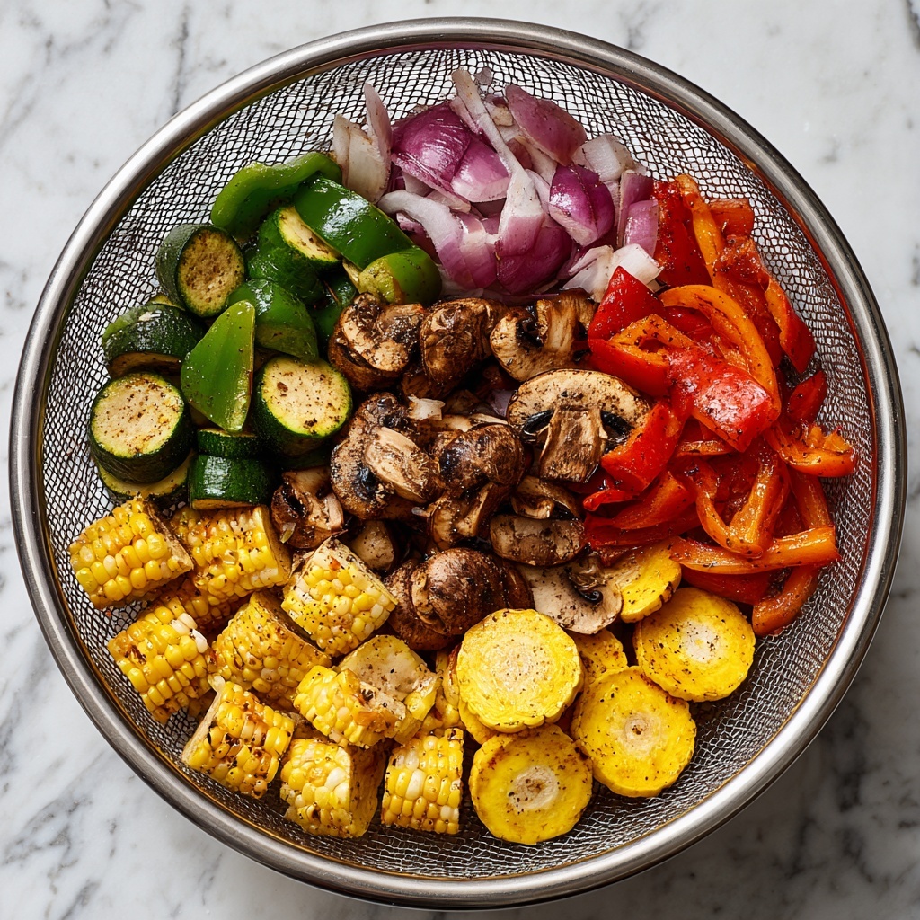 Roasted Garlic Grilled Vegetables Recipe - Recipe Image