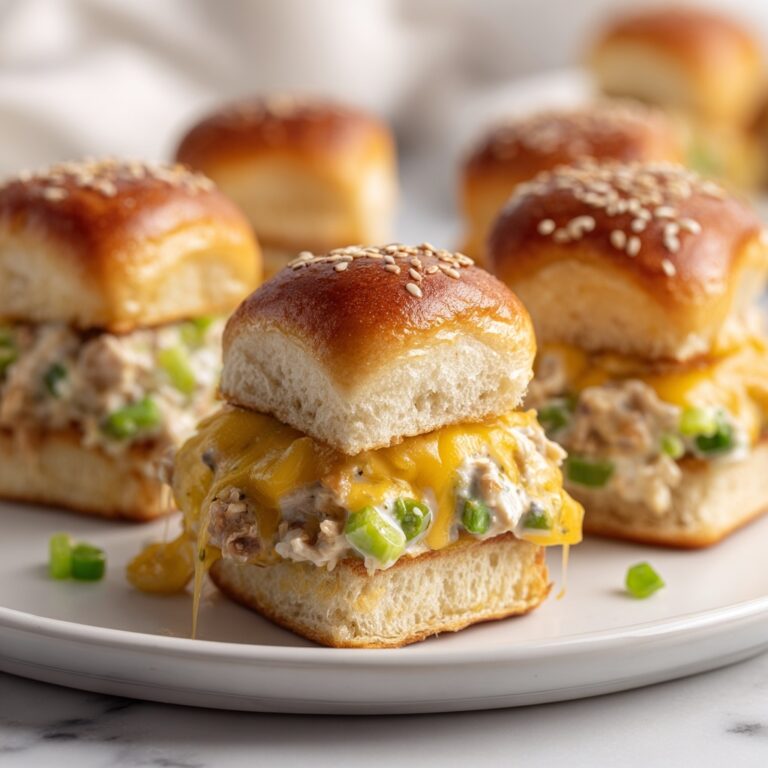 Hot Chicken Salad Sliders Recipe