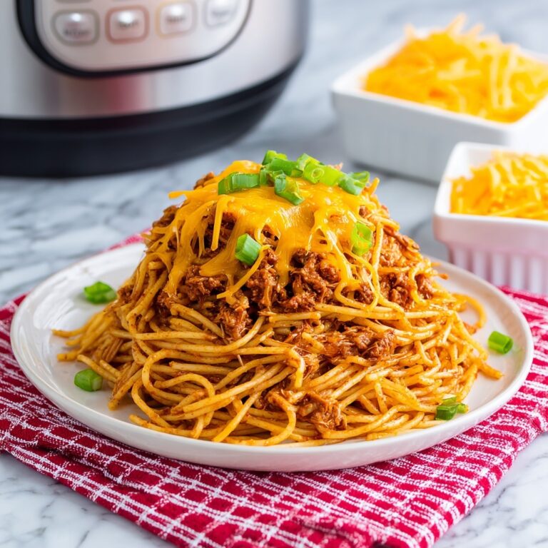 Instant Pot BBQ Spaghetti Recipe