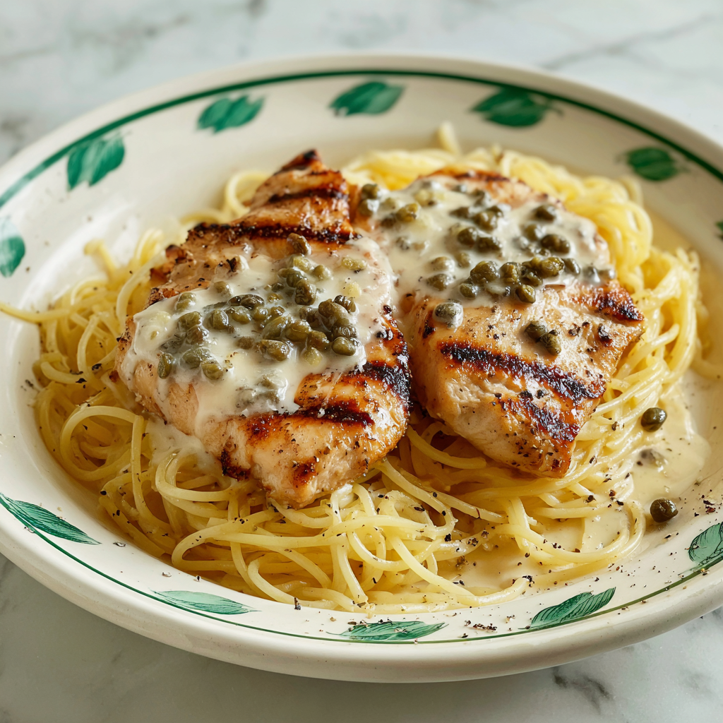 Chicken in Lemon Butter Caper Sauce Recipe - Recipe Image