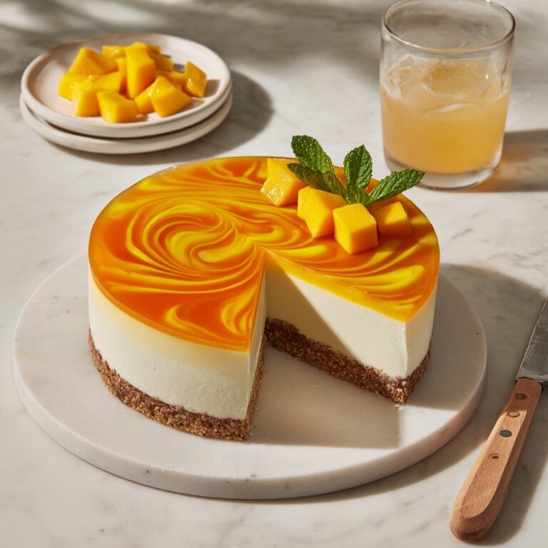 Vegan Mango Cheesecake Recipe