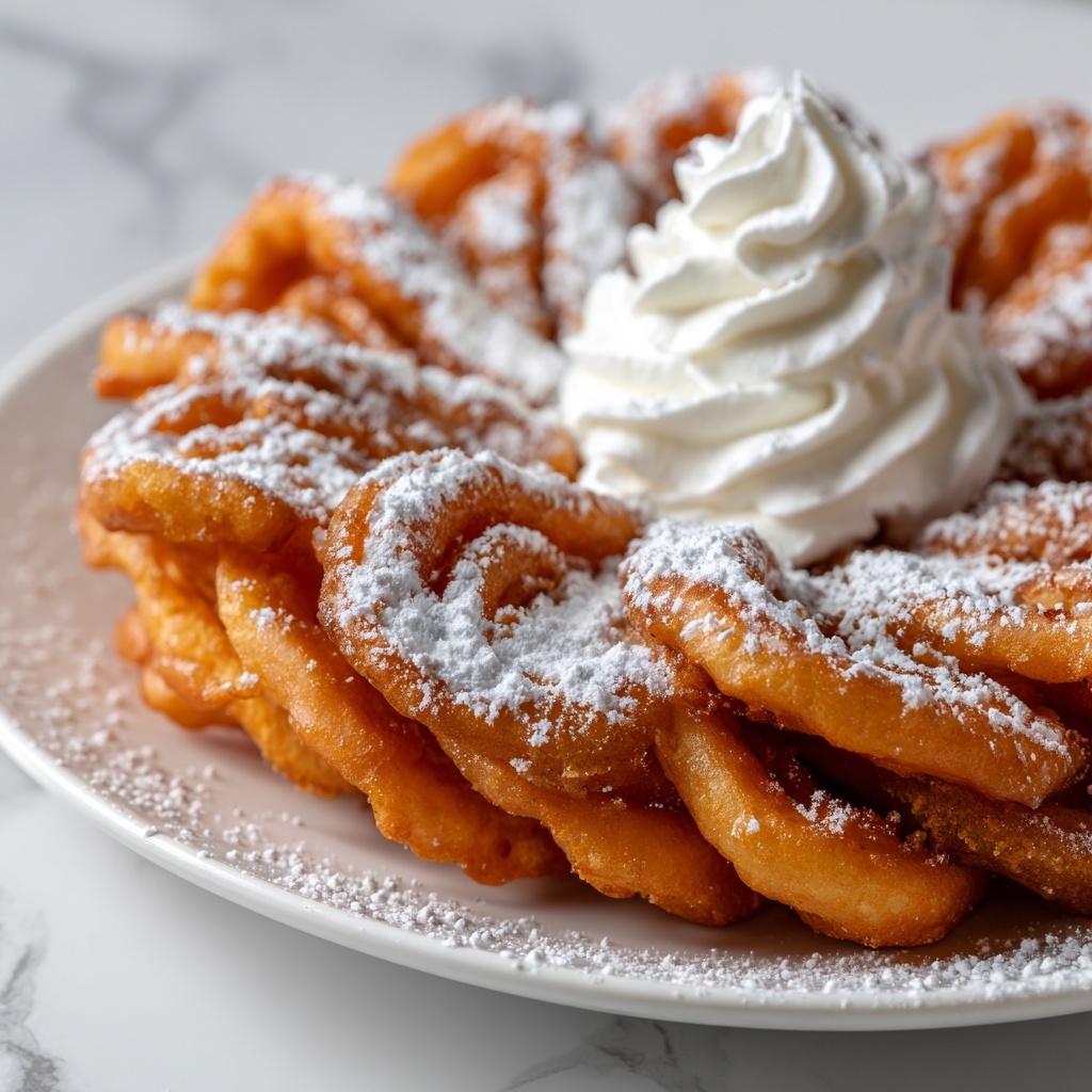 County Fair Funnel Cakes Recipe - Recipe Image