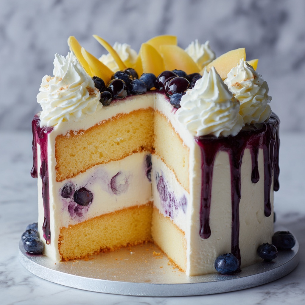 White Forest Cake Recipe - Recipe Image