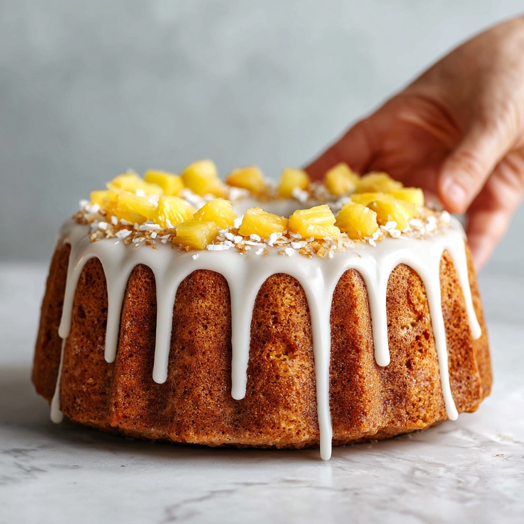 Pina Colada Pound Cake Recipe - Recipe Image