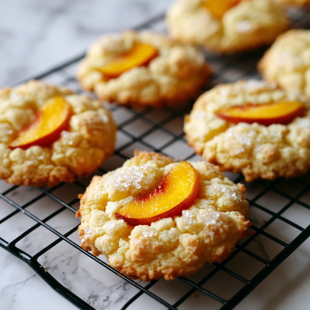 Irresistible Peach Cobbler Cookies Recipe - Recipe Image