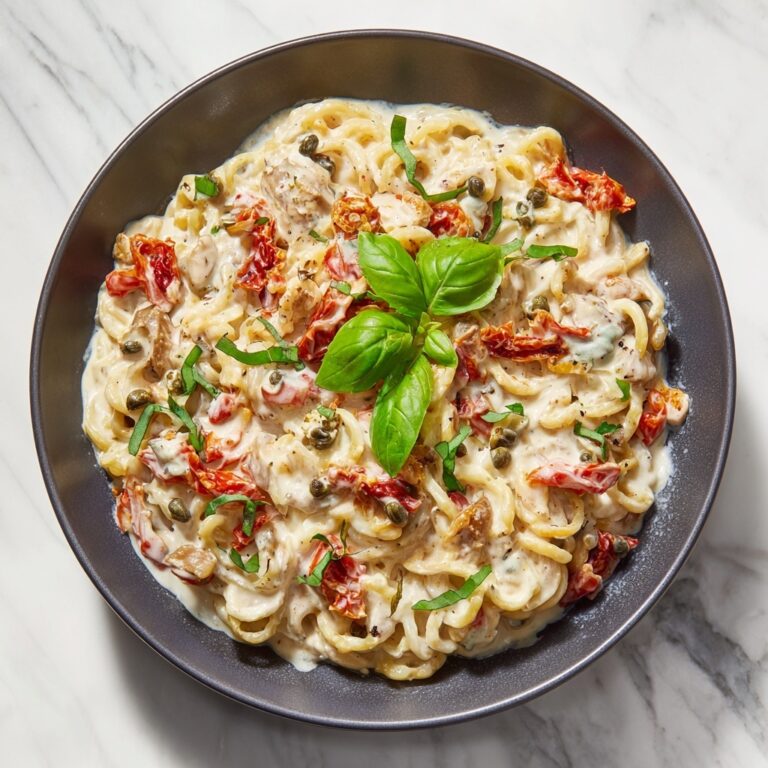 Creamy Sun-Dried Tomato Fettuccine Recipe