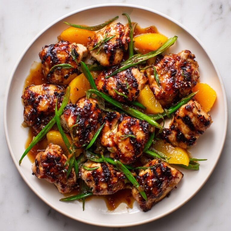 Blackened Chicken with Caramel Clementine Dressing Recipe