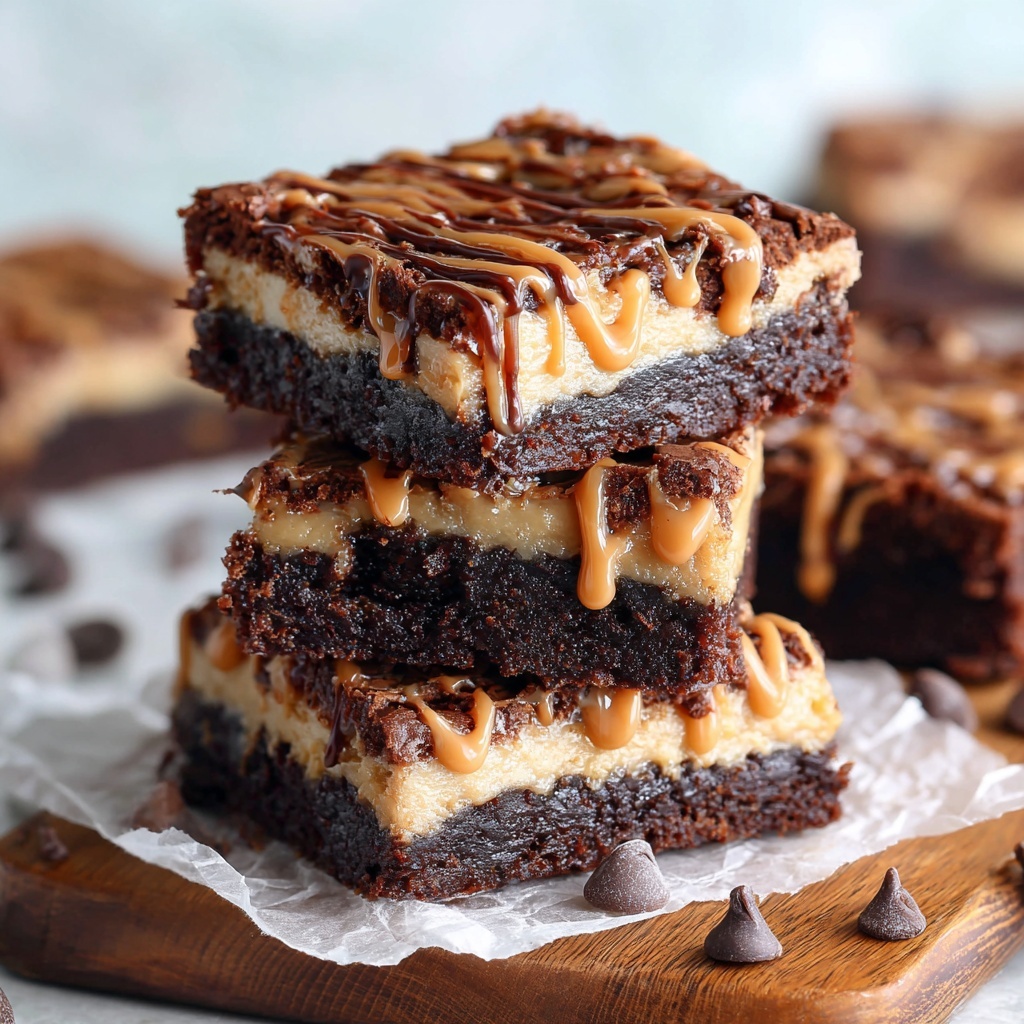 Peanut Butter Brownies with a Healthy Twist Recipe - Recipe Image
