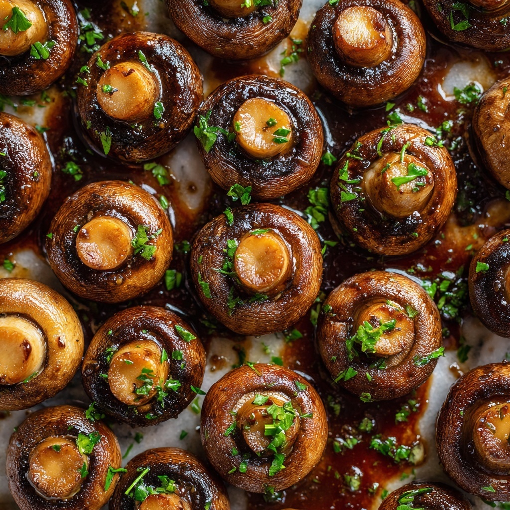 Honey and Garlic Roasted Mushrooms Recipe - Recipe Image