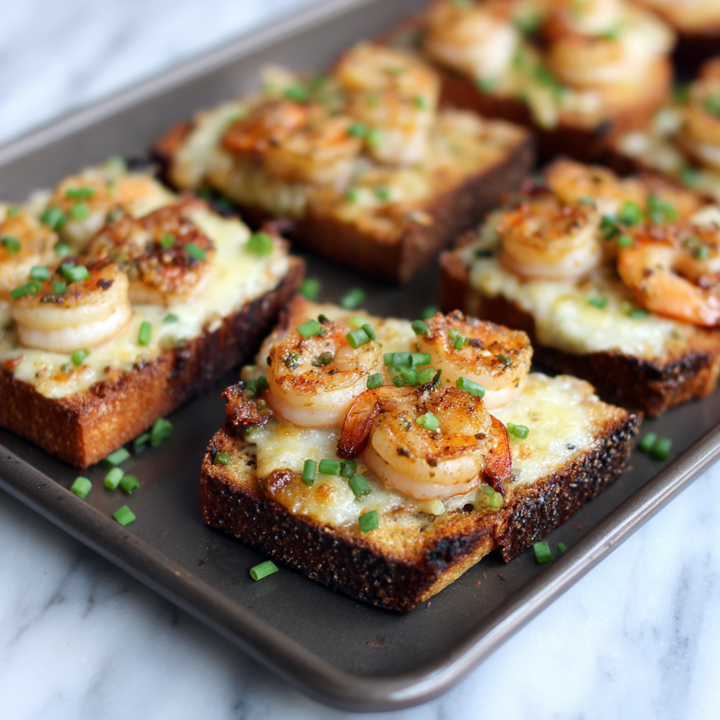 Baked Shrimp Toast: An Amazing Ultimate Appetizer You Need to Try Recipe - Recipe Image