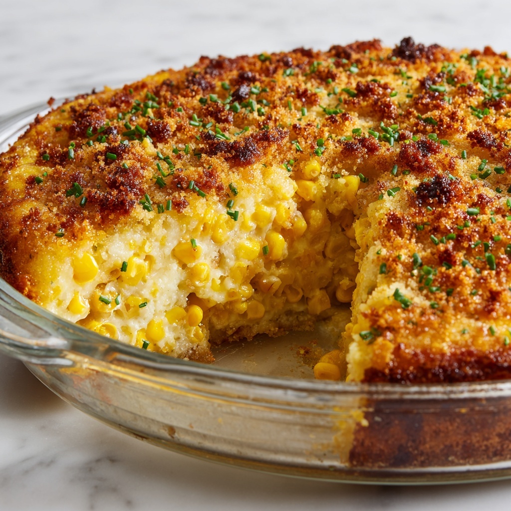 Cheddar Sweet Corn Pie Recipe - Recipe Image