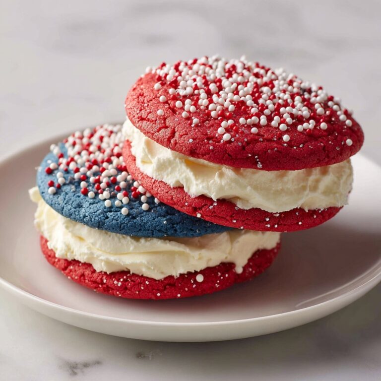 Red, White and Blue Whoopie Pies Recipe