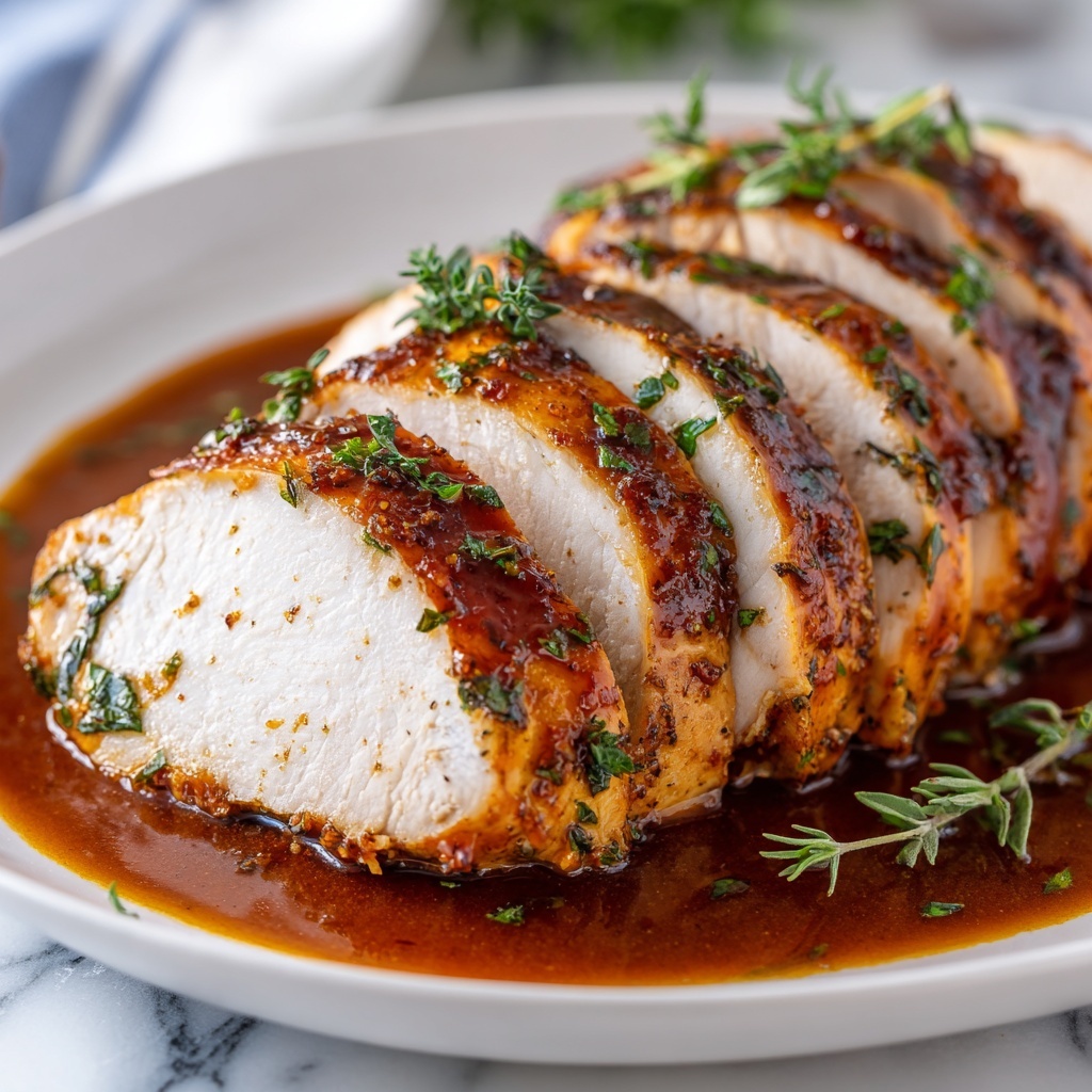Maple Glazed Turkey Breast Recipe - Recipe Image