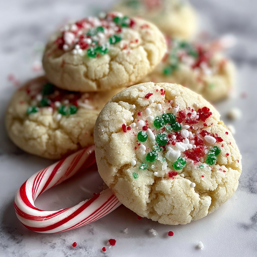 Candy Cane Kiss Cookies Recipe - Recipe Image