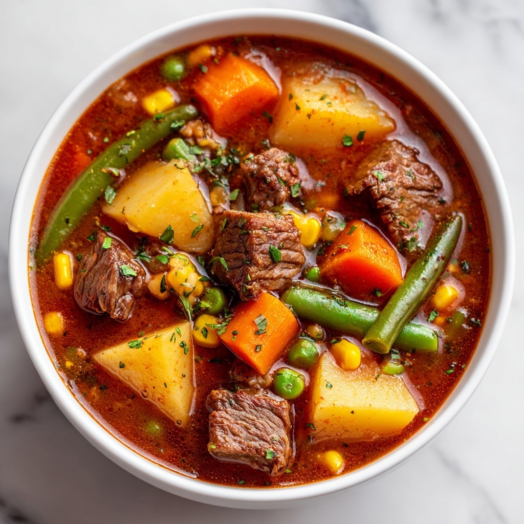 Beef Vegetable Soup Recipe - Recipe Image