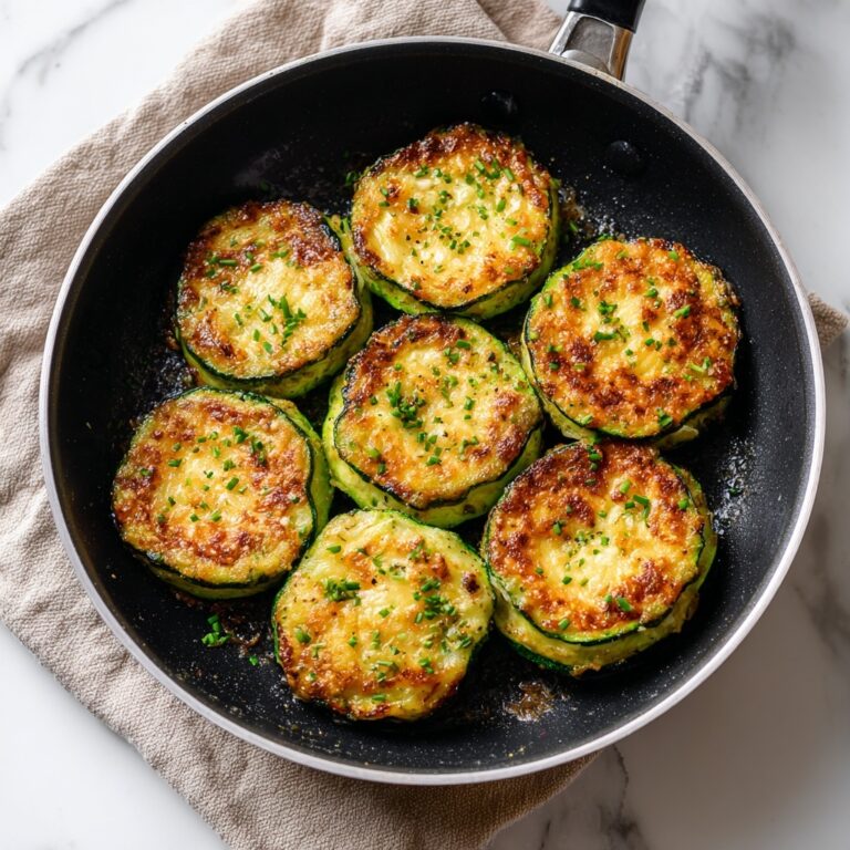 Baked Parmesan Zucchini Rounds Recipe